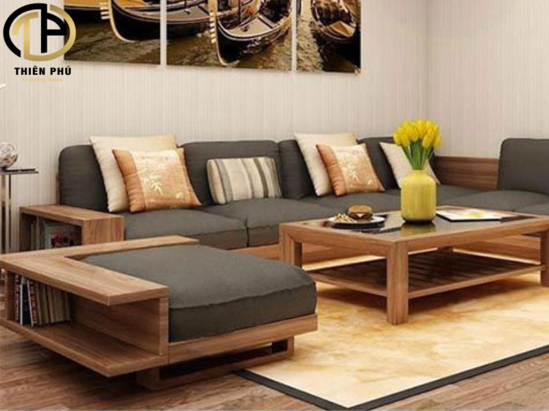 Sofa gỗ sồi Nga bán chạy Hải Phòng
