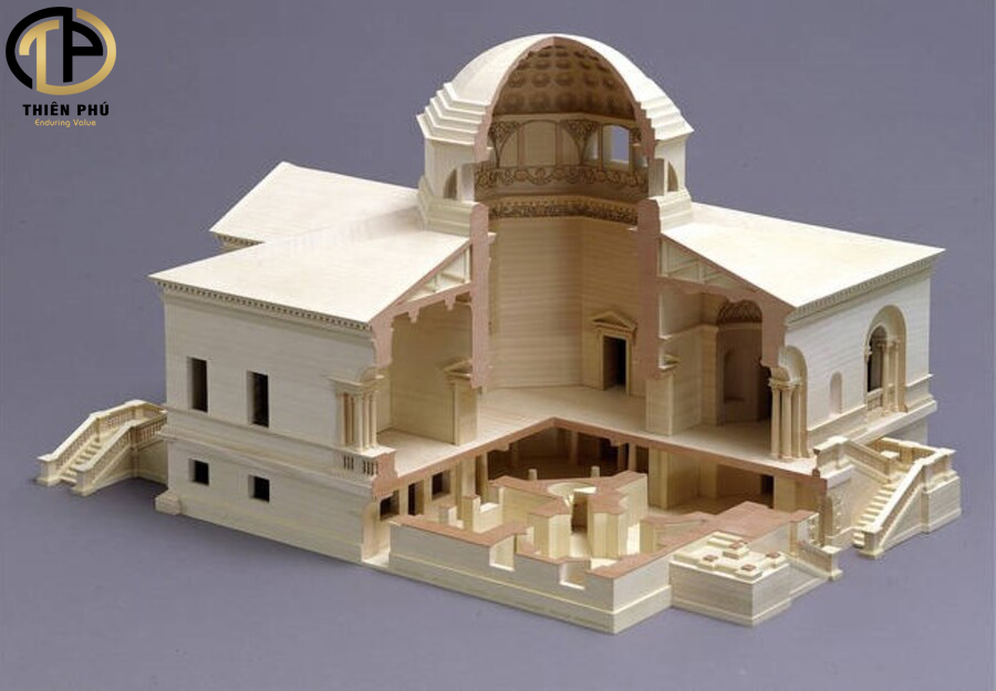 Chi tiết mô hình kiến trúc Palladian