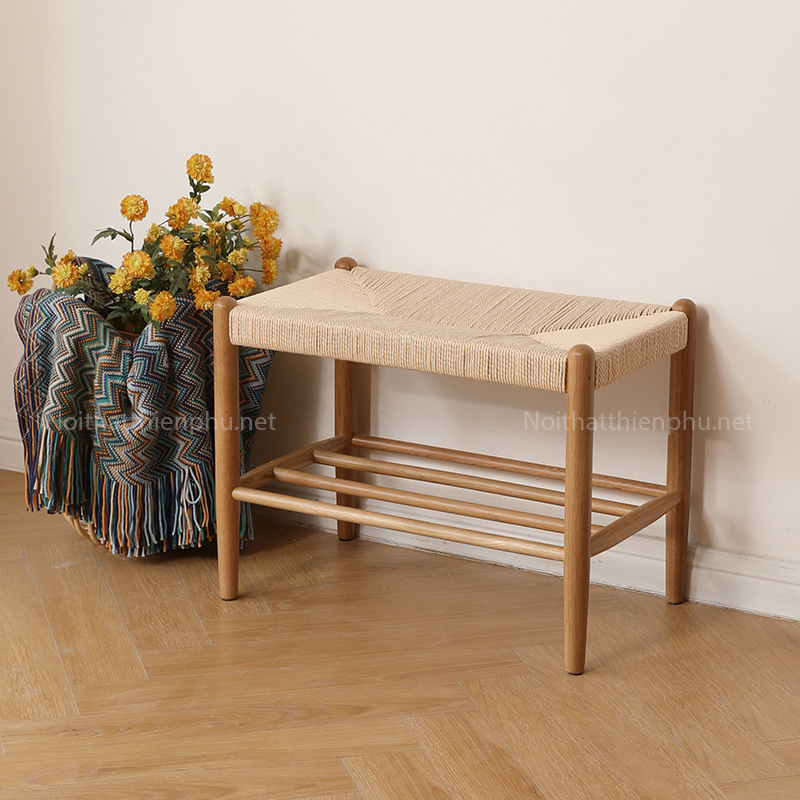 Mẫu bàn console gỗ sồi tăng tính thẩm mỹ cho không gian sống