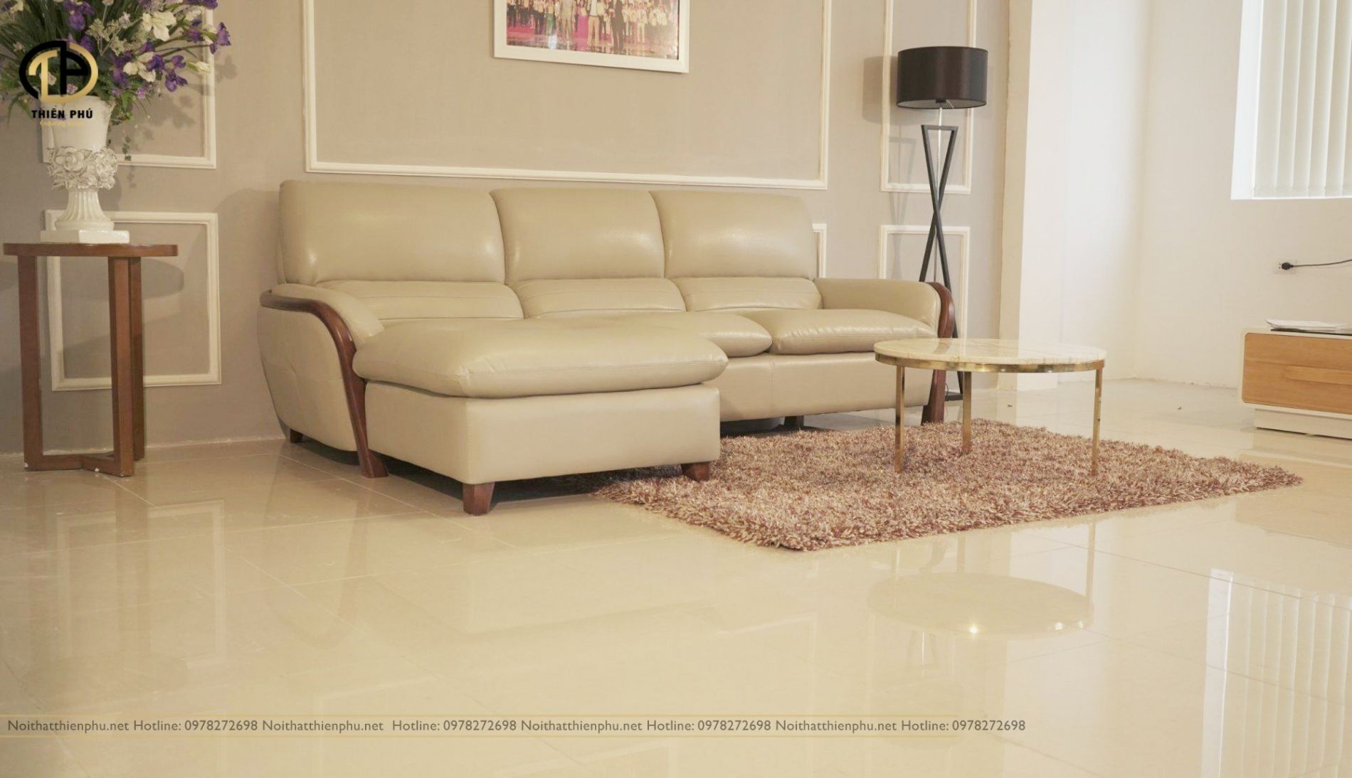 Sofa chung cư chất liệu bọc da công nghiệp giá rẻ đẹp