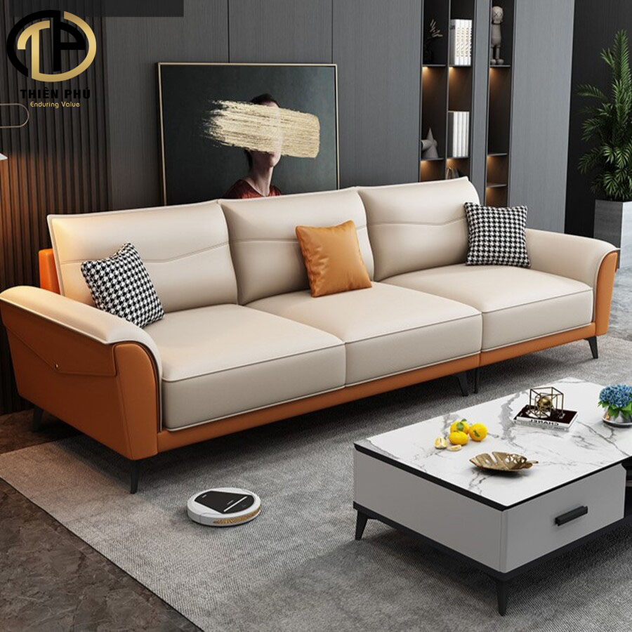 Ghế Sofa Dài 3 chỗ: Lựa chọn phổ biến cho hầu hết các phòng khách gia đình.