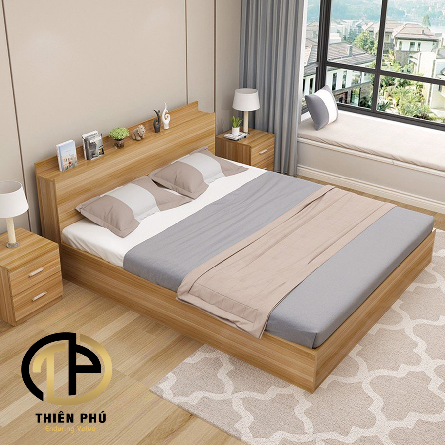Vẻ đẹp cuốn hút của mẫu giường ngủ gỗ tự nhiên phong cách hiện đại
