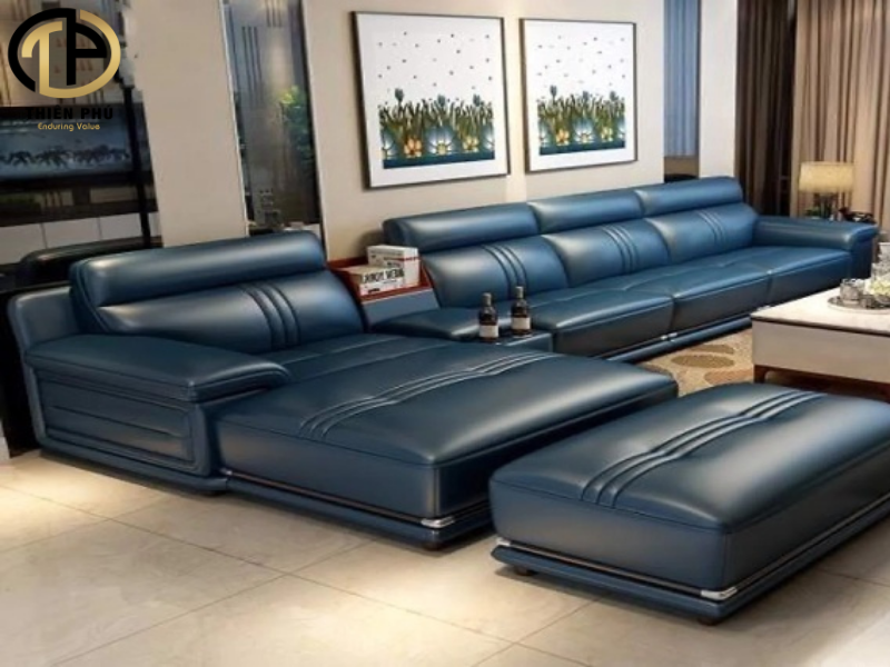 Sofa da thích hợp với các căn villa, biệt thự sang trọng