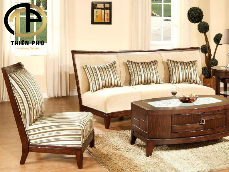 Sofa gỗ sồi Quảng Bình