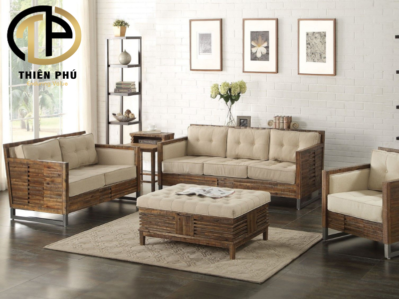 Sofa gỗ sồi Quảng Bình