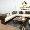 Sofa gỗ phong cách Indochine, đệm nỉ UKILI