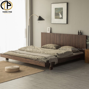Giường ngủ gỗ Óc chó cao cấp thiết kế sang trọng G267