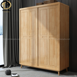 Tủ gỗ đựng quần áo phòng ngủ hiện đại TPQ3876