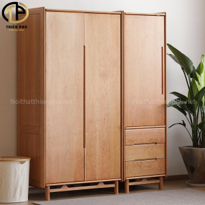 Tủ gỗ đựng quần áo phòng ngủ hiện đại TPQ5021
