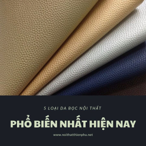 5 Loại Da Bọc Nội Thất Phổ Biến Nhất Hiện Nay - Ưu & Nhược Điểm