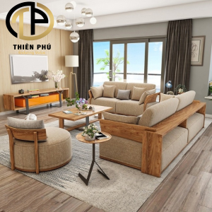 Top 10+ mẫu sofa gỗ sồi chỉ có ở Đông Hà - Quảng Trị đẹp mỹ mãn, uy tín chất lượng