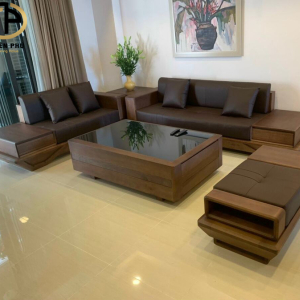 Top 20+ mẫu sofa gỗ sồi cao cấp bán chạy nhất 2024